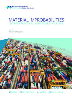 Material Improbabilities - mmc.com