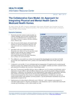 The Collaborative Care Model: An Approach for Integrating …