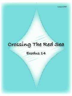 Crossing The Red Sea - childrenfiles.cccm.com