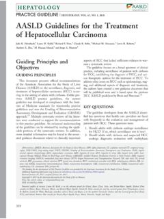 AASLD Guidelines for the Treatment of Hepatocellular …