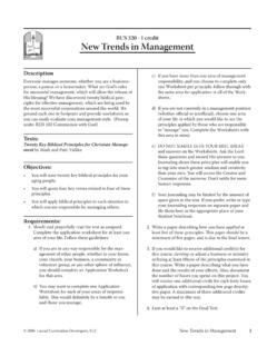 New Trends in Management - cluonline.com