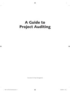 A Guide to Project Auditing - Association for Project ...