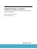 Implementing Lockbox - anilrpatil.com