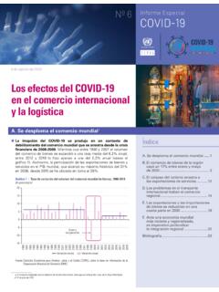 Los efectos del COVID-19 en el comercio internacional y la ...