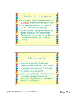 Chapitre 11 Adsorption - grandjean-bpa.com