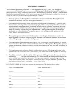 ASSIGNMENT AGREEMENT - www.nar.realtor