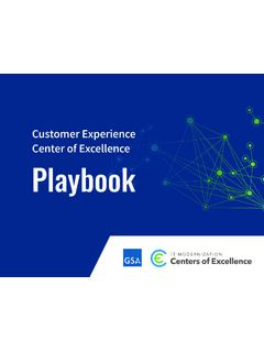 Customer Experience Center of Excellence Playbook