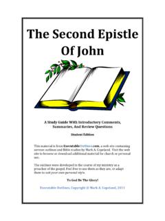 TheSecond$Epistle$ OfJohn$ - Executable Outlines