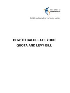 HOW TO CALCULATE YOUR QUOTA AND LEVY BILL