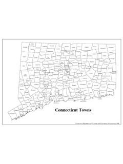 Connecticut Town Map
