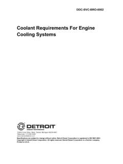 Cooling Systems Coolant Requirements For Engine