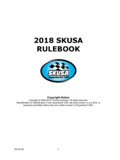 2018 skusa rulebook edited 101518 - SuperKarts! USA