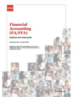 Financial Accounting (FA/FFA)