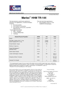 HHM TR-144 revised - b2bPolymers.com