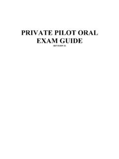 PRIVATE PILOT ORAL EXAM GUIDE - Coast Flight Training San ...