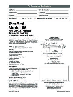 Model 65 - woodfordmfg.com