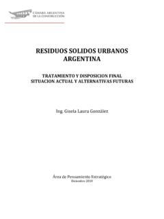 RESIDUOS SOLIDOS URBANOS ARGENTINA - …