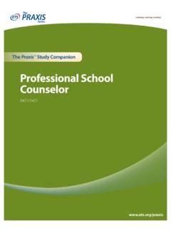 Professional School Counselor - ETS Home