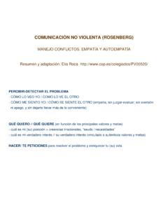 Comunicaci&#243;n no violenta - cop.es