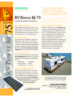 The Power to Go Anywhere RV Power Kit 75 - a1solar.com