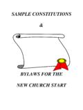 BYLAWS FOR THE NEW CHURCH START - Razor Planet
