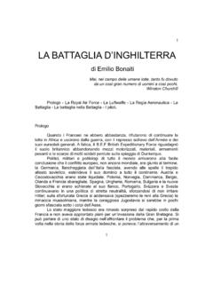 LA BATTAGLIA D’INGHILTERRA - arsmilitaris.org