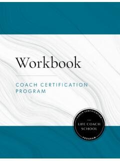 Workbook - certified.thelifecoachschool.com