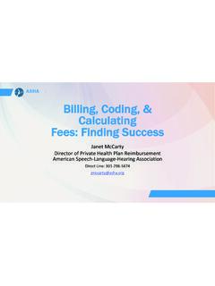 Billing Coding &amp; Calculating Fees: Finding Success