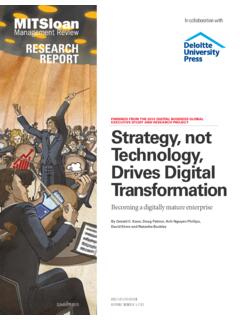 Strategy, not Technology, Drives Digital Transformation