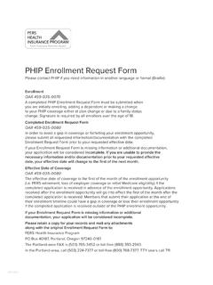 PHIP Enrollment Request Form - pershealth.com