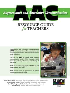 ACC Resource Guide for Teachers - aac-rerc.psu.edu