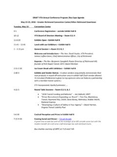 DRAFT VTA Annual Conference Program /Bus Expo Agenda …