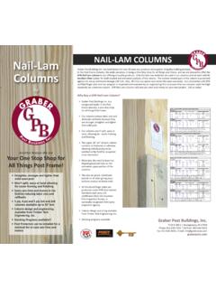 Nail-Lam NAIL-LAM COLUMNS Columns - Graber …