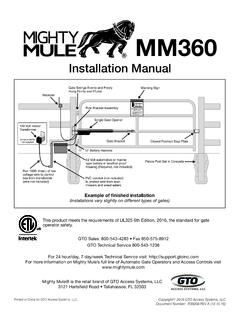 Installation Manual - Mighty Mule