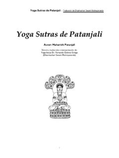 Yoga Sutras de Patanjali