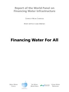 Financing Water For All - World Water Council