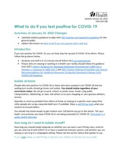 What to do if you test positive for COVID-19