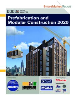 Prefabrication and Modular Construction 2020
