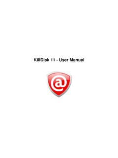 KillDisk 11 - User Manual