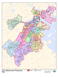 Wards and Precincts - Boston