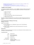 Sample Loan Proposal - brs-seattle.com