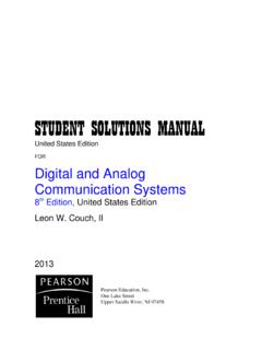 STUDENT SOLUTIONS MANUAL - Leon Couch