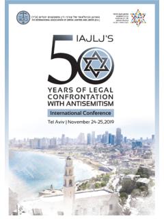YEARS OF LEGAL CONFRONTATION WITH ANTISEMITISM