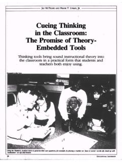 Cueing Thinking in the Classroom: The Promise of …