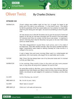 Oliver Twist By Charles Dickens - BBC