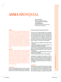 ASMA BRONQUIAL - clinicalascondes.com