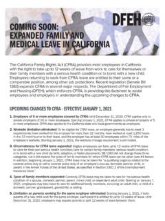 COMING SOON: EXPANDED FAMILY AND MEDICAL LEAVE IN …