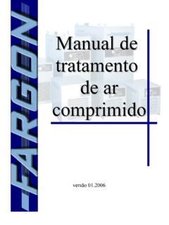 Manual de tratamento de ar - fargon.com.br