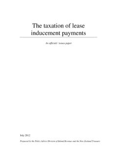 The taxation of lease inducement payments