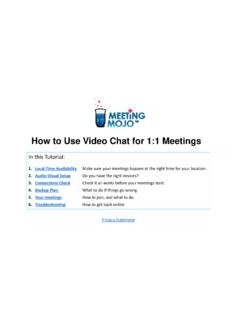 How to Use Video Chat for 1:1 Meetings